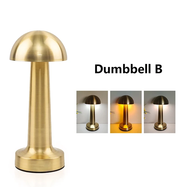 Table Lamp Light Metal Touch Desktop Rechargeable Table Decoration Light 8