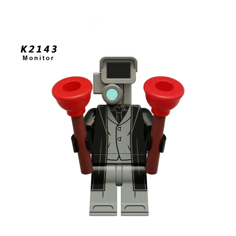 New KDL SWAT Skibidi Toilet Man Figures Anime Block Toys TvMan Titan Cameraman Speakerman Bricks Model Toy Birthday Gift - Image 27