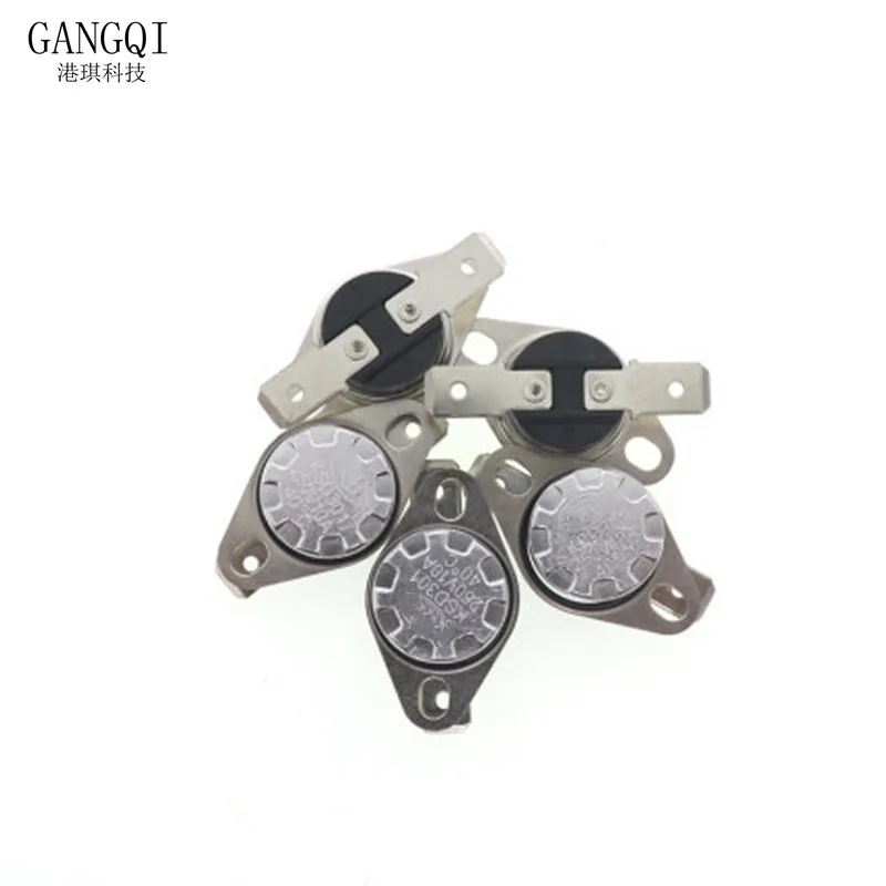2PCS Normally Open KSD301 10A 250V 40-150 Degree Bakelite KSD-301 Temperature Switch Thermostat Sensor 50 60 65 70 75 80 90 100