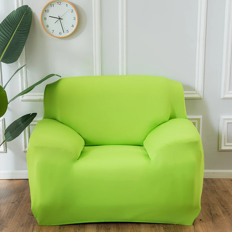 Plain Sofa Covers for Living Room Elastic Spandex Sectional Corner Sofa Slipcovers Couch Chair Cover Furniture Protector 1PC 6