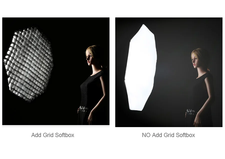 95cm 120cm 140cm Studio Reflector softbox Octagon Honeycomb Grid Softbox with Bo