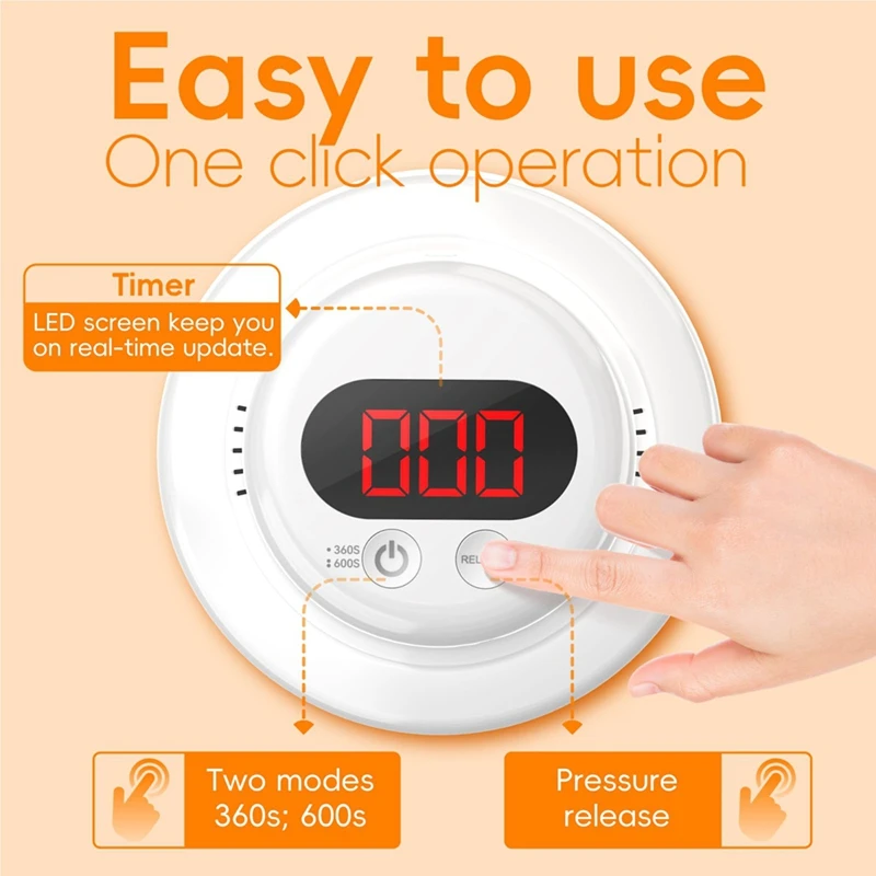 Resin Bubble Remover, Remove 99% Bubble 5-8 Minutes, Greater Than 95Kpa Vacuum Chamber For Epoxy Resin, UV Resin Us Plug