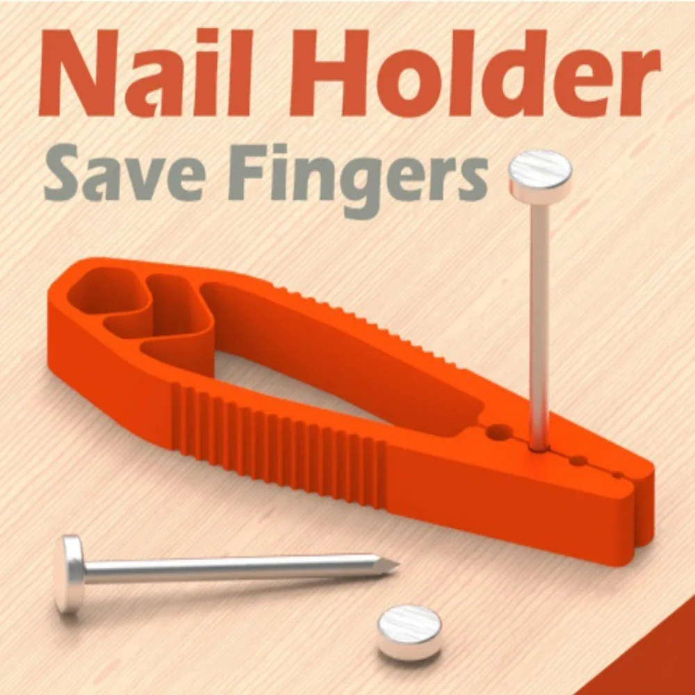 Portable Nail Fixer Tool Woodworking Nail Fixer Plastic Sliding Joint thumbnail 2