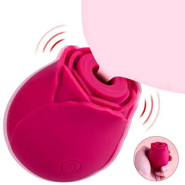 Rose Sex Toy for Women-Sucking Sex Stimulator for Women , G Spot Dildo Vibrator Clitoral Nipple Stimulation
