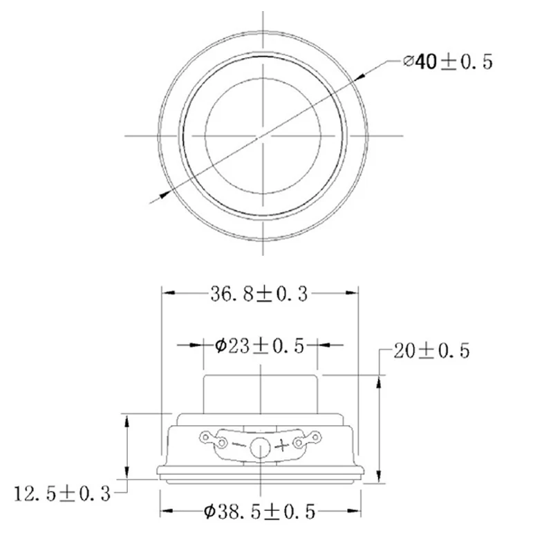 Tenghong 2pcs 40MM 4 Ohm 3W Full Range Speaker 16 Core PU Edge 1.5 Inch Mini Portable Audio Home Theater Sound Music Loudspeaker