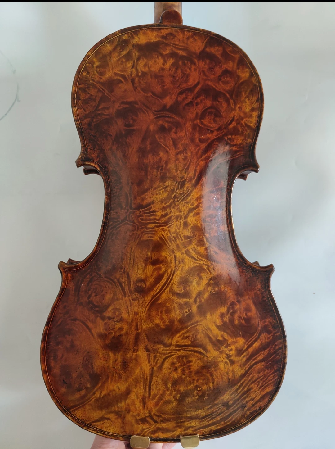 4/4 Handmade Bird's Eye Solid Wood Spruce Panel Maple Back Violin for Professional Child Student Beginner acoustic violin violin accessories