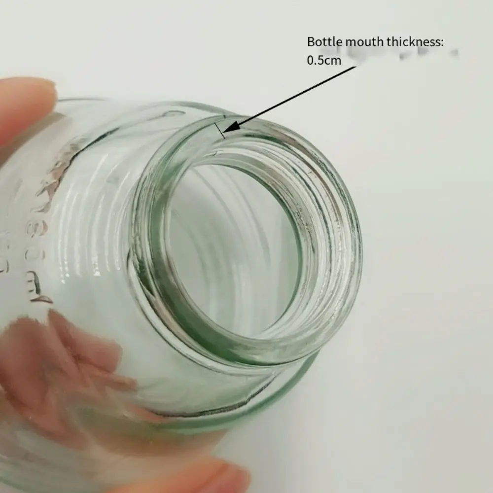 Pumpspender aus Glas nach unten drücken, 180 ml, korrosionsbeständig, klare, nachfüllbare Flasche, klare, multifunktionale Flüssigkeitspumpen-Spenderflasche – Detail 7