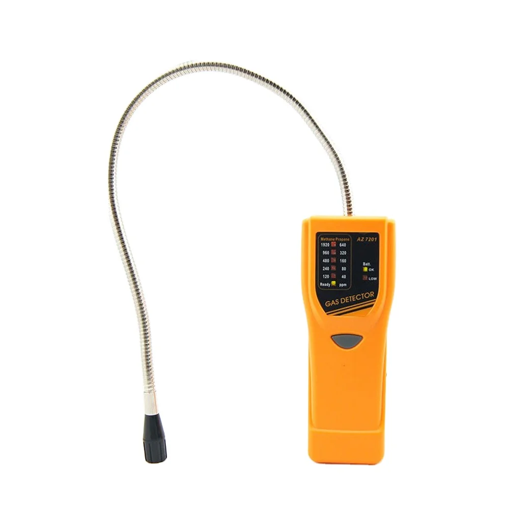 

UpgradeAZ7201 High Quality Handheld Type Combustible Gas Leak Detector Checking Methane and Propane Gas Leakage Meter