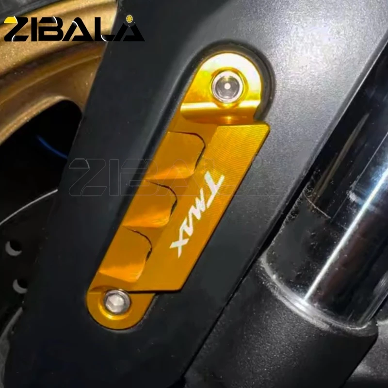 Front Axle Copper Plate Decorative Cover for Yamaha TMAX - Premium Motorcycle Accessory