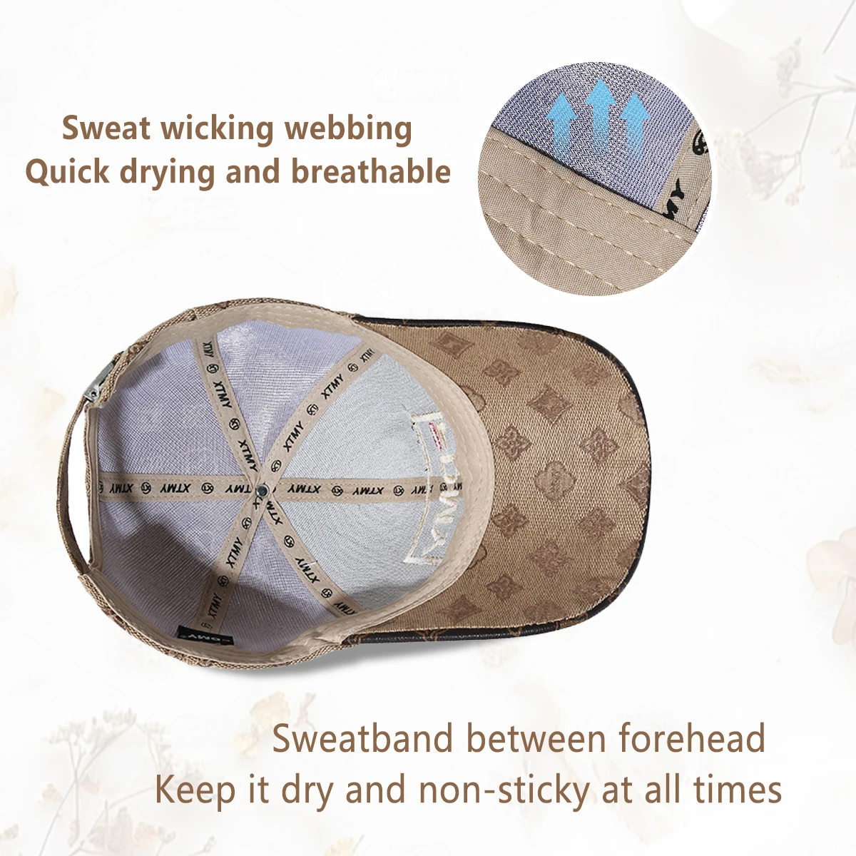 Men's Korean Version Trendy and Fashionable Embroidered Baseball Cap Adjustable Casual Versatile Sun Shading Duckbill Cap