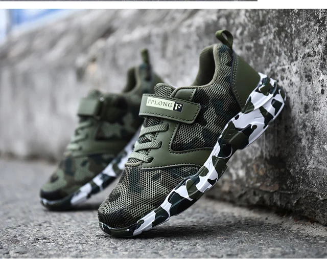 Pink Casual Shoes Camo Shoes For Girls Hot Sale Children Shoes Non