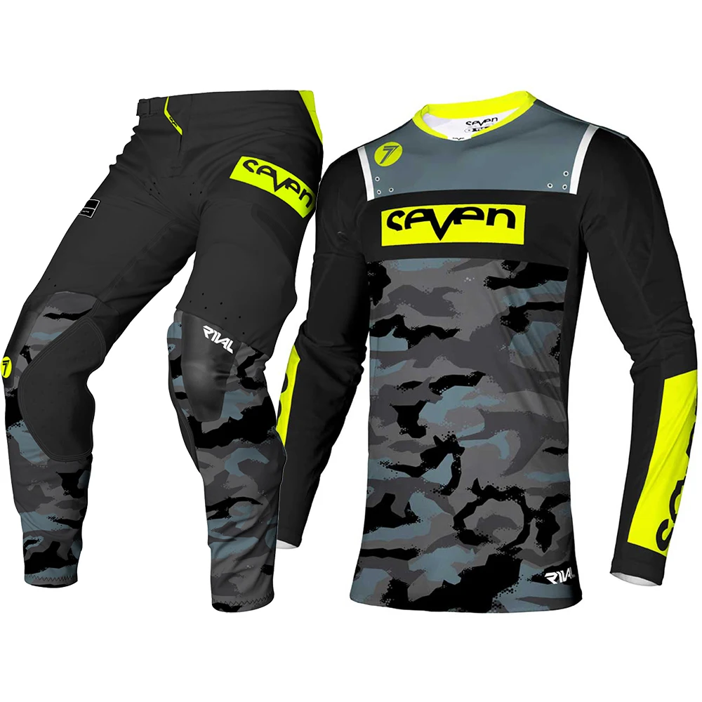 Podium Seven MX Suit Motocross Gear Set Off Road mx Jersey Set Motorcycle Clothing Breathable ATV Dirt Bike Kit Motocross Gear Set