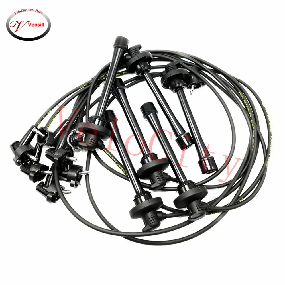 Ignition Cable Set Spark Plug Wire Set For 1990-1997 Toyota Land Cruiser Lexus LX450 4.5L Part No# 90919-21557 9091921557 5604
