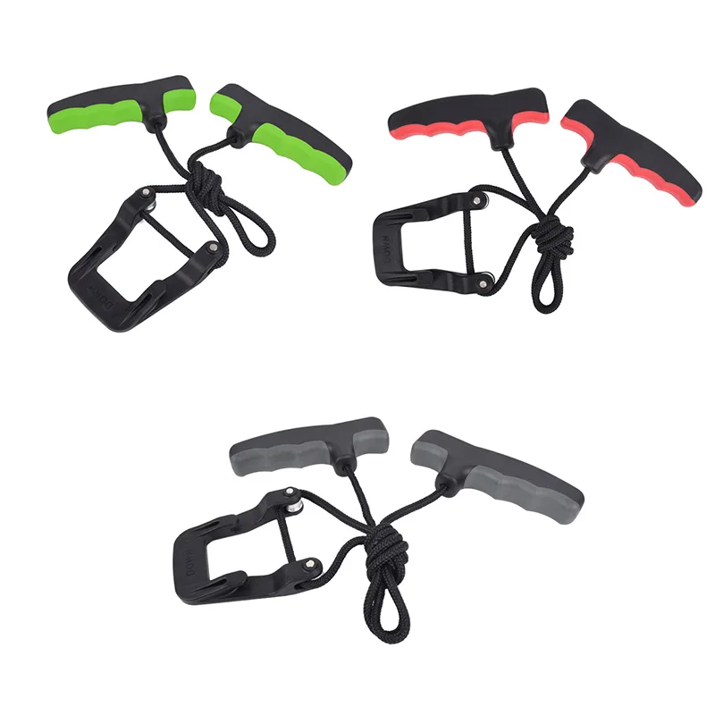1 Pc Tiro Con L'Arco Balestra Dispositivo Di Cocking Archi Incrociati Cocker Rope Tre Corde Con Manico A Dito Accessori Per Attrezzi Da Caccia Per Gal