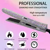 Hair Straightener Flat Iron with Rhinestons LCD Dispaly Titanium chapinha extreme 480F profissional planchas para el cabello 3