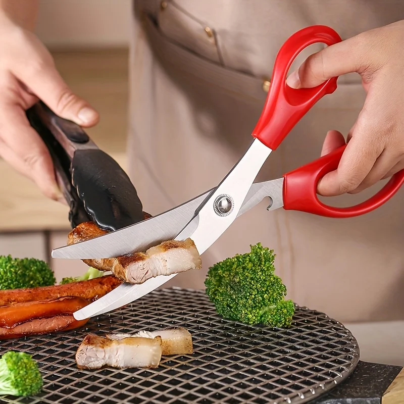 Stainless Steel Kitchen Scissors Multipurpose Seafood