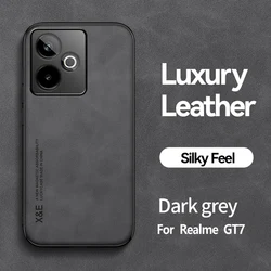 Shockproof Magnetic Car Holder Phone Case with Protective Cover for Realme C67 (Dark grey)