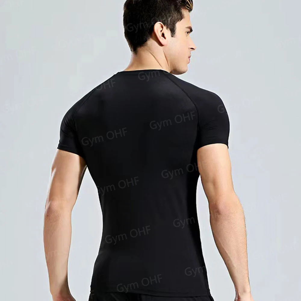Goku Print Compression Shirts For Men Gym Workout Joging Fitness Undershirts Base Layer Quick Dry Aerobic Exercise Men Tops