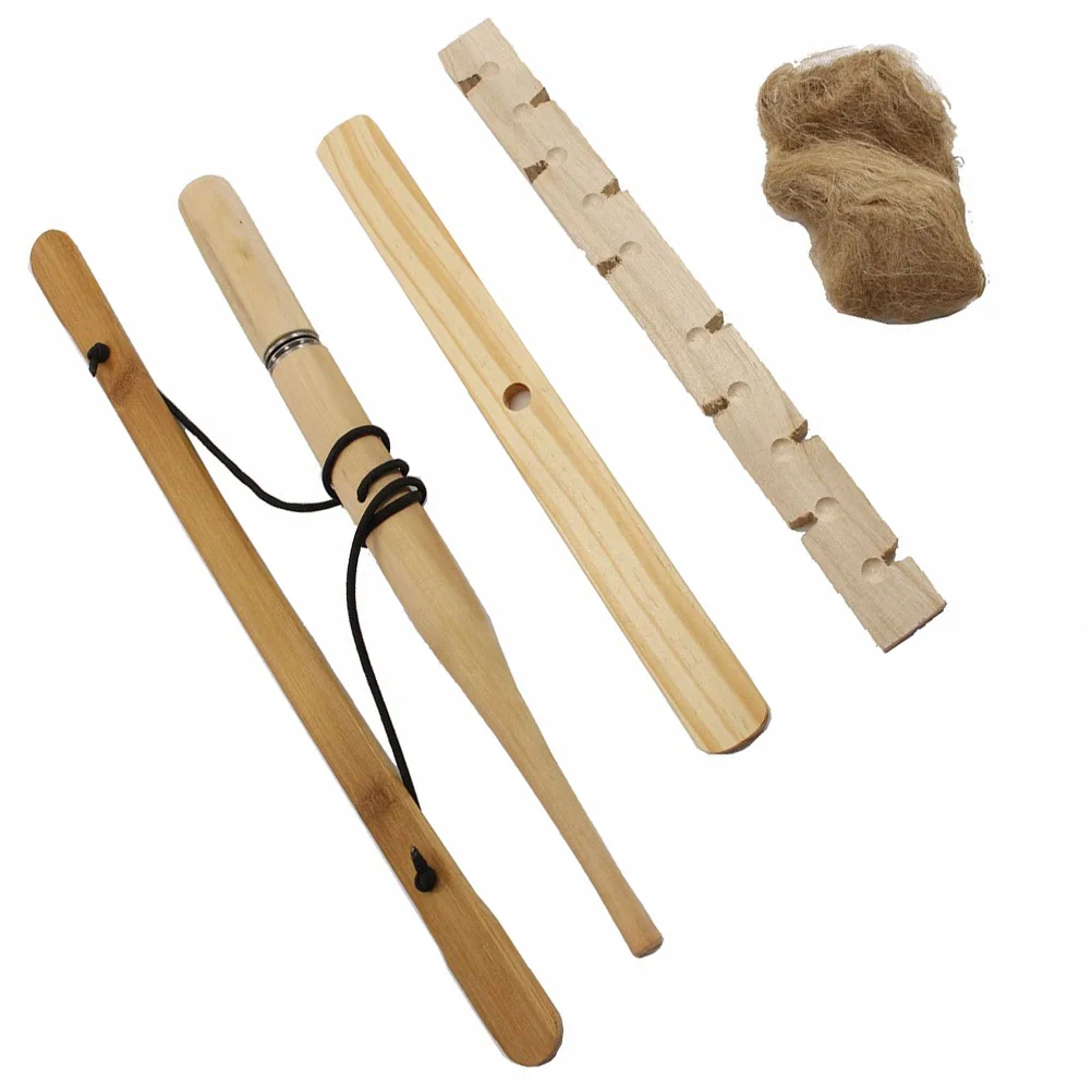 

Camping Survival Tools Friction Fire Markers Outdoor Starters Durable Drill Wood Natural Wooden Universal