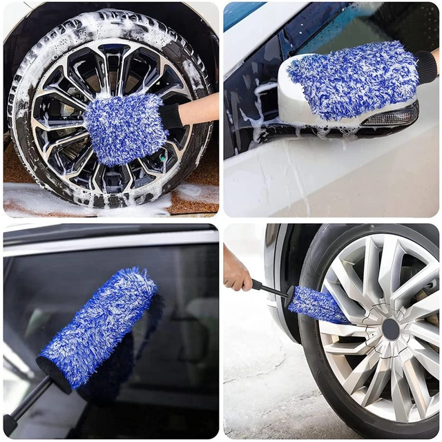 Wheel Cleaning Brushes For Rims Rim Cleaner Brush Wheel Brushes For Dirt &  Road Grime Car Rim Cleaning Brush Car Detailing - AliExpress