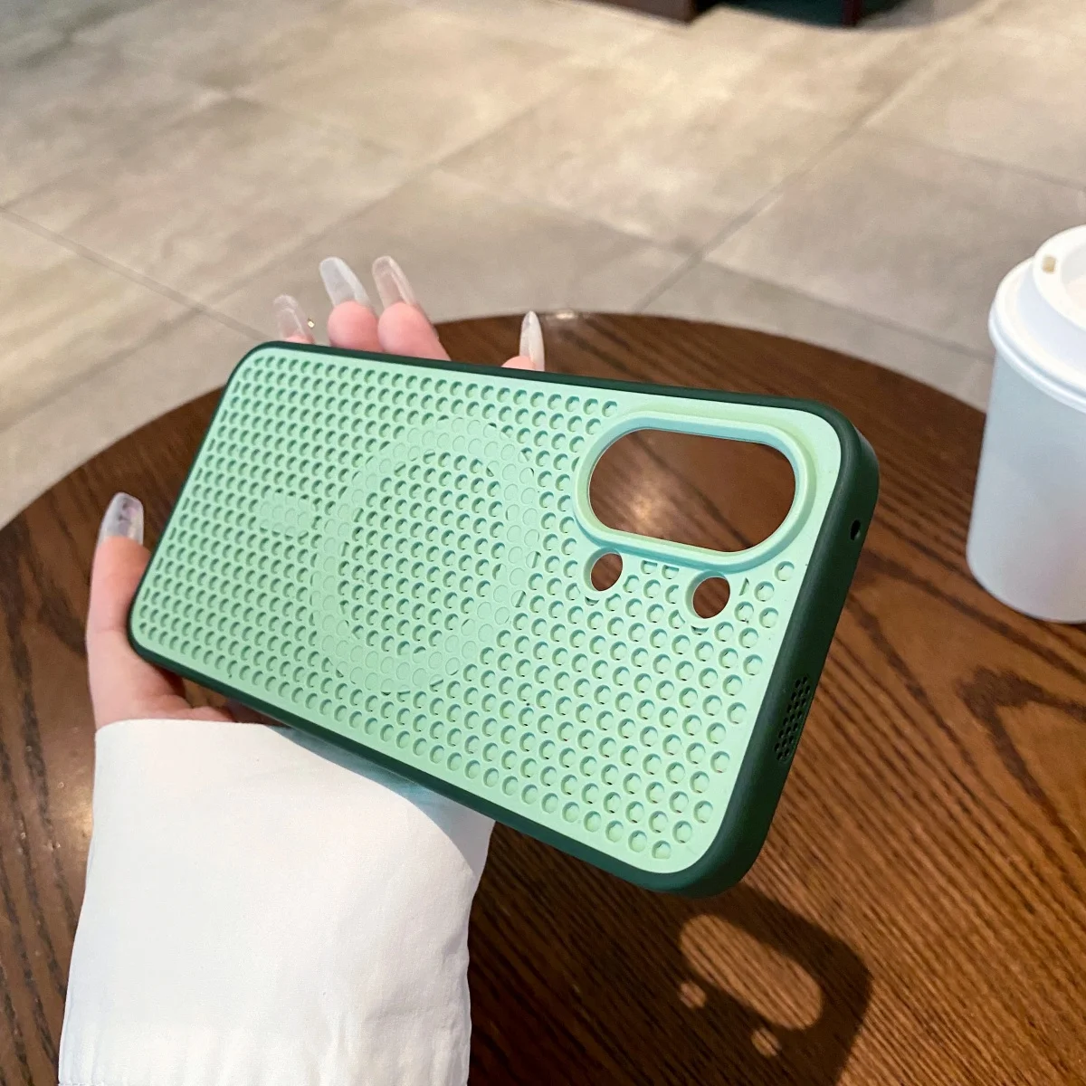 Dual-Color Magnetic Phone Case with Heat Dissipation