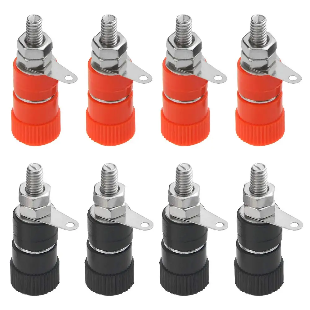 10 PCS Binding Posts Terminals 4mm Banana Plug Socket 4mm Terminal