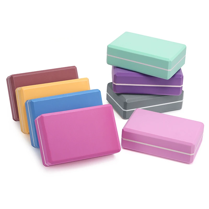 1PC Colorful Pilates EVA Yoga Block Brick Sports Exercise Gym Foam Workout Stretching Aid Body Shaping Health Training for Women |