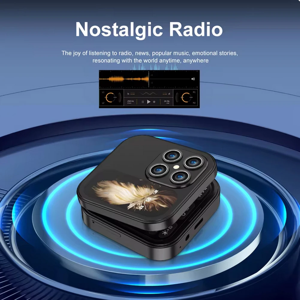 Mobile Phones Mini Foldable Mobile Phone Edrear Camera Small Display Support Audio Dial Multi-language Phone Speed Cellphone Flip Vibrati