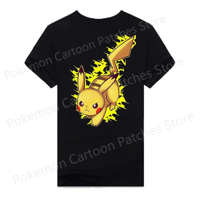 Pokemon Pikachu Patches for Clothing DIY Children's T-shirt Ironing Patches  on Clothes Hot Transfers Patch Cartoon Decor Gifts - AliExpress