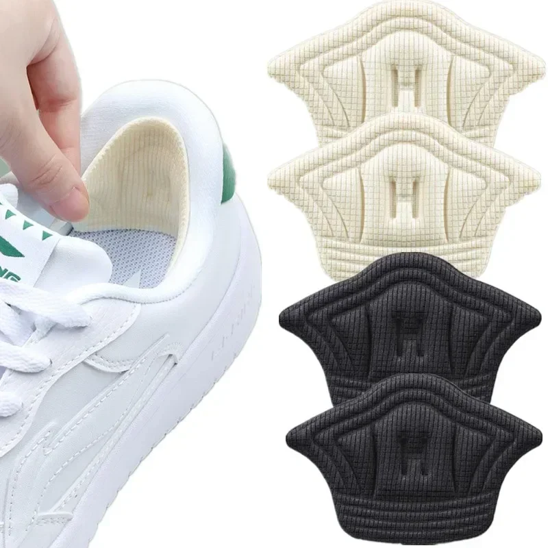 Shoe Heel Pads 2/4pcs Adjustable Size Feet Pad Sport Shoes Heel Pads Sneaker Heel Sticker Antiwear Cushion Back Sticker Protector