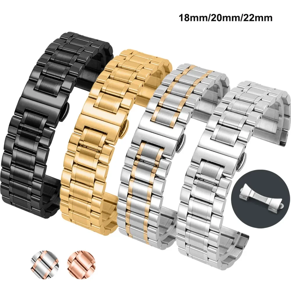 Wholesale Beautiful Stainless Steel 23 mm Watch Wristband 1842_K0021198