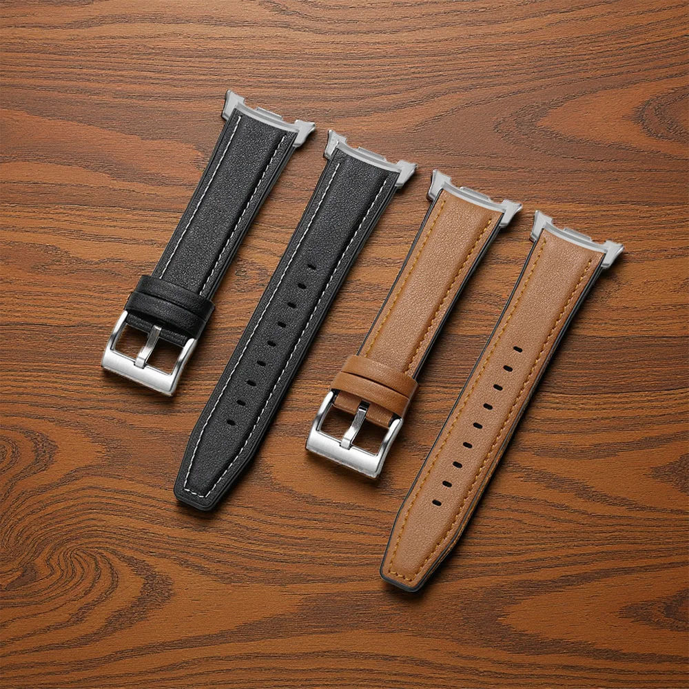 Premium Leather and Silicone Hybrid Bracelet