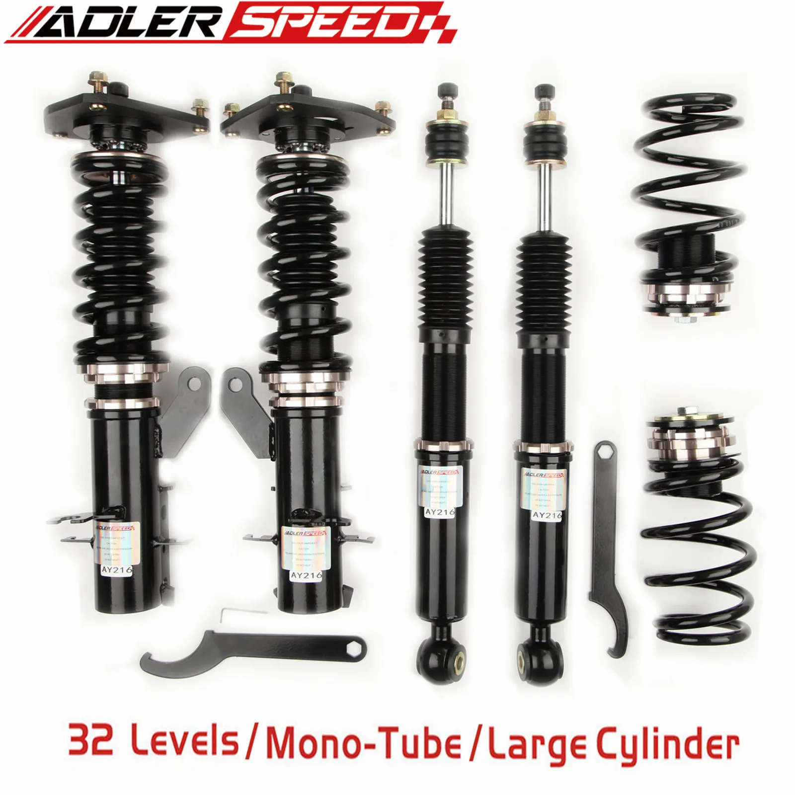 Adlerspeed 32 Levels Mono Tube Coilovers Suspension For Nissan Versa