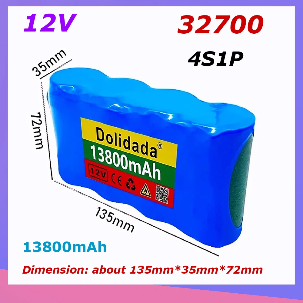 

Аккумуляторная батарея Lifepo4 4S1P32700, 13,8 Ач, 12 В, в