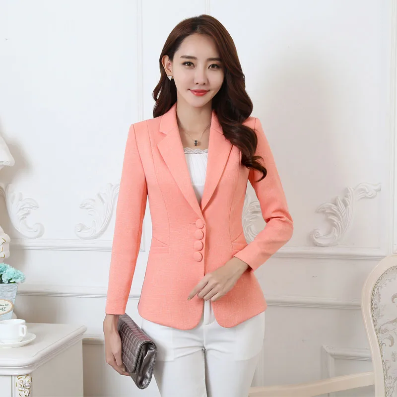 Wine Red Spring Autumn Plus Size 6XL Womens Business Suits 3 Buttons Office Female Blazers Jackets Formal Slim Blazer Women Suit