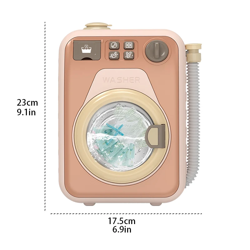 Children's washing machine toys Rotatable washing can add water Music with lights 3-12 year old baby's birthday gift