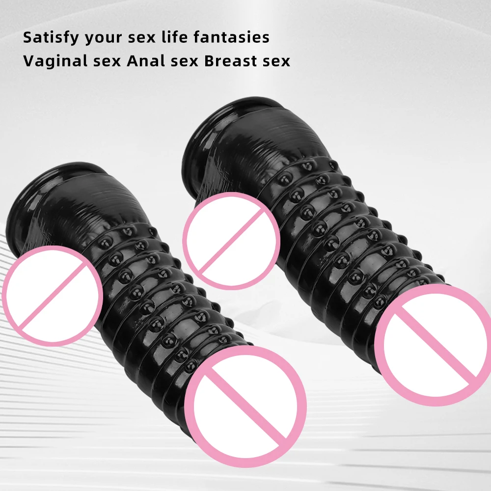 Gros plug anal en silicone pour massage de la prostate et anus_voghion.com