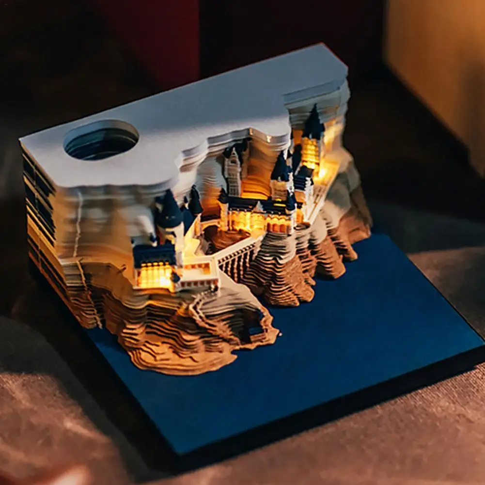 3d Memo Pad Block Notes Magic Castle Notepad Cute Sticky Notes Office Note Paper 3d memo pad block notes magic castle notepad cute sticky notes office note paper