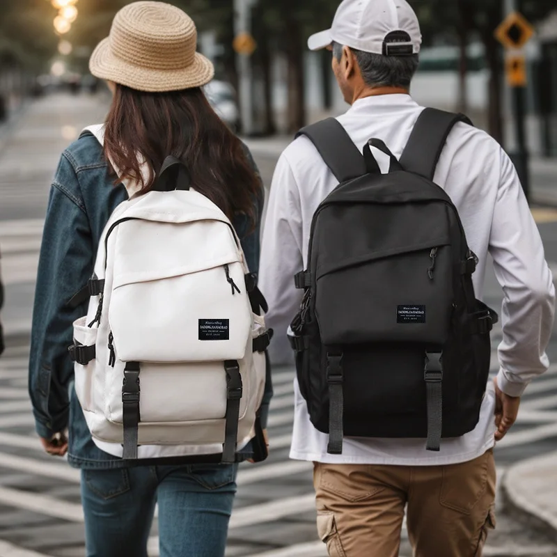 College-Mittelschule-Büchertasche für Teenager, Mädchen und Jungen, Anti-Diebstahl-Reiserucksäcke, lässiger Tagesrucksack, große Büchertaschen für Studenten – Detail 7