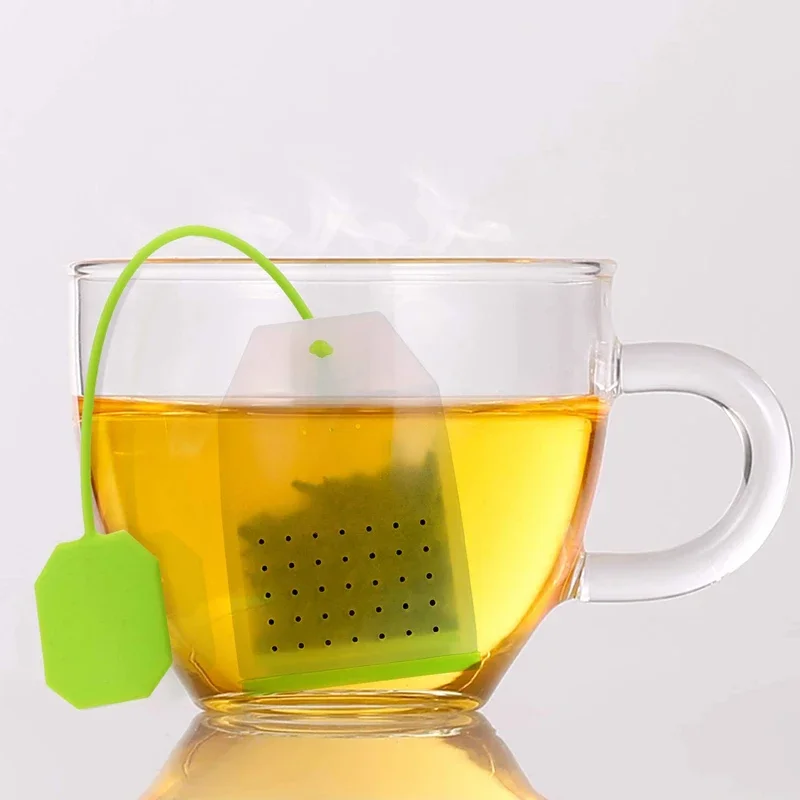 Description Picture 2 of itemFood-grade Silicone Tea Bags Colorful Style Strainers Herbal Loose Tea Infusers Filters Scented Teaware Infusers Kitchen Tools
