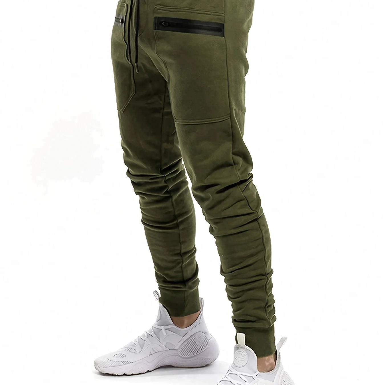 Men's Drawstring Trendy Slim Fit Jogger Pants