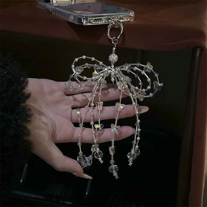 سلسلة مفاتيح بدلاية على شكل فراشة للنساء والفتيات...