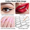 100pcs/pack White Pointed Cotton Swabs Multi-purpose Mini Makeup Cotton Swabs Eyelashes Nails Household Travel Cleaning Tools 5