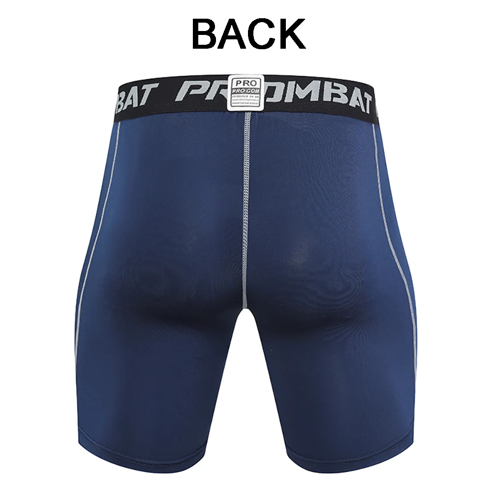 Men Run Marathon Compression Shorts Quick Dry Running Training Fitness Leggings Bodybuilding Tights Sports Men Gym Male