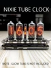 4 Digit IN-8 Nixie Glow Tube Clock IN8  Glow Tube Digital Solid Wood Desk Alarm Plug-in Design Basic Version 1