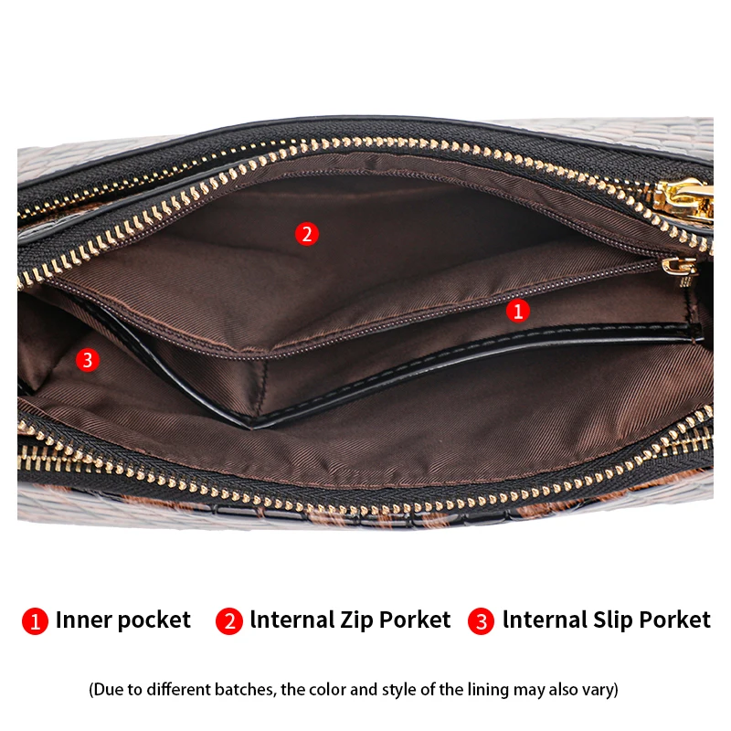 حقيبة كتف نسائية من Aidrani بتصميم متقاطع على الجس...