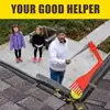 Gutter Cleaning Rake Home Gutter Tool Rotatable Handle Small Rake Rain Gutter Cleaning Tool For Roofs Gutters And Hard-to-Reach 3