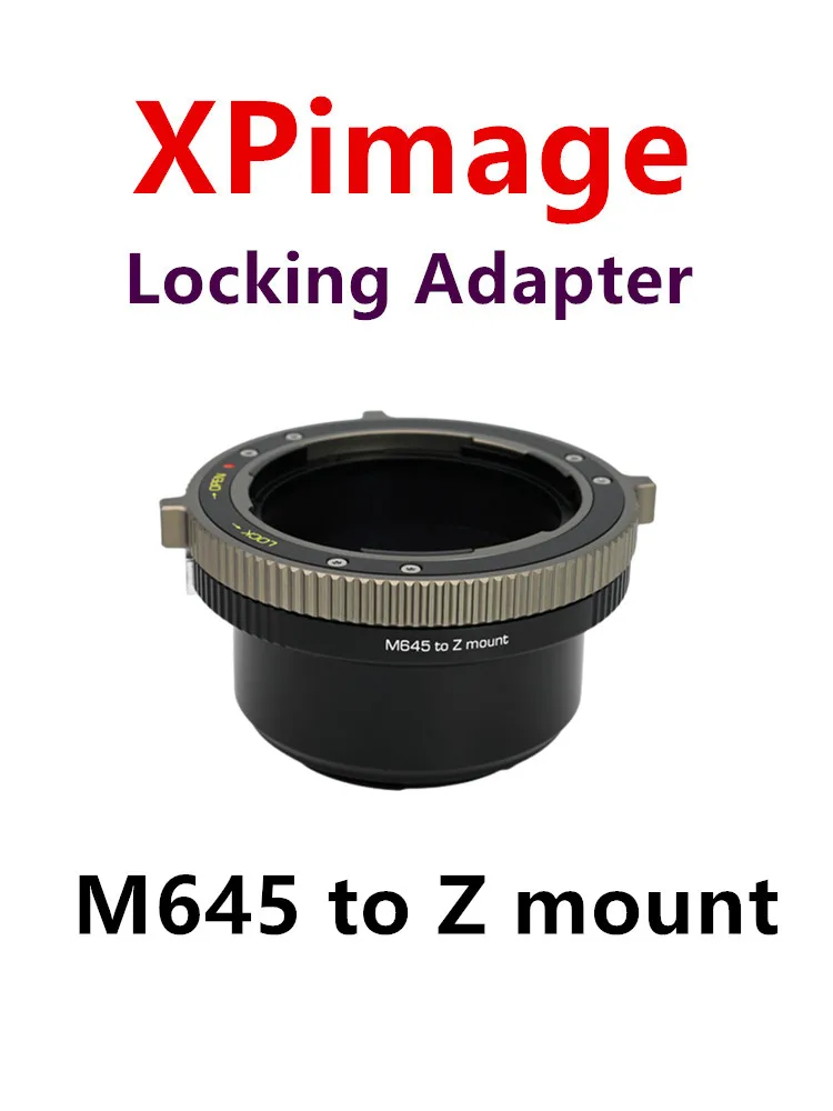 Adattatore Xpimage Per Obiettivo Mamiya645 A Fotocamera Mirrorless Nikon Z Full Frame, Montaggio M645 A Z Z5 Z6Ii Z50 Z6 Z7Ii Z9 Zfc Leica Apo