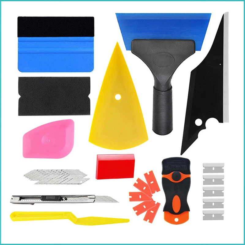 10Pcs/7Pcs Car Window Tinting Tools Vinyl Wrap Tool Vinyl Squeegee