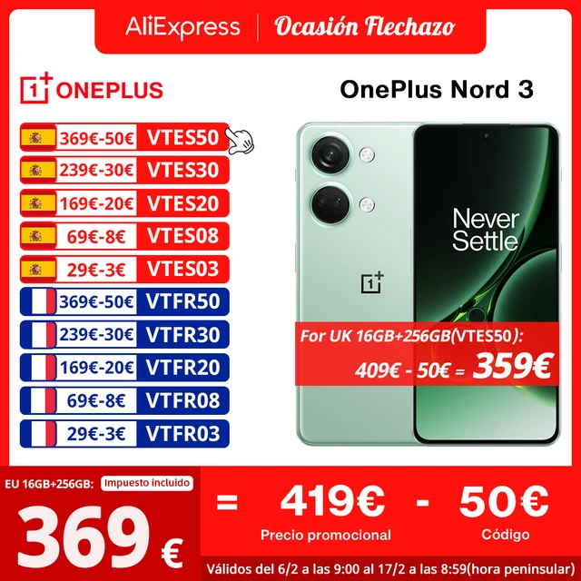 OnePlus Nord3 5G グローバル版 日本対応急速充電器付！